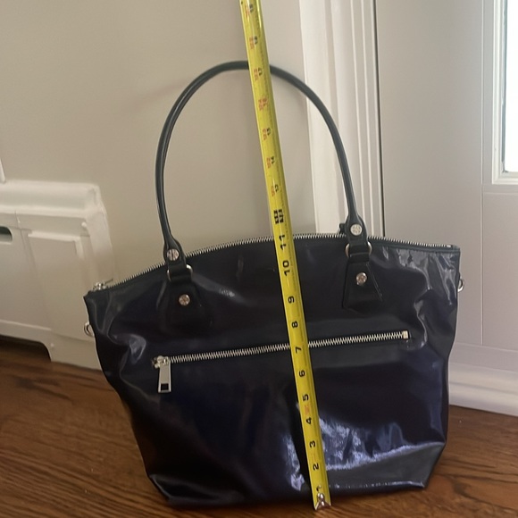 MZ Wallace Chelsea Tote small in Navy Gloss. - Picture 10 of 14